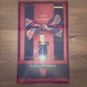 Saddlebred bow tie & suspender set